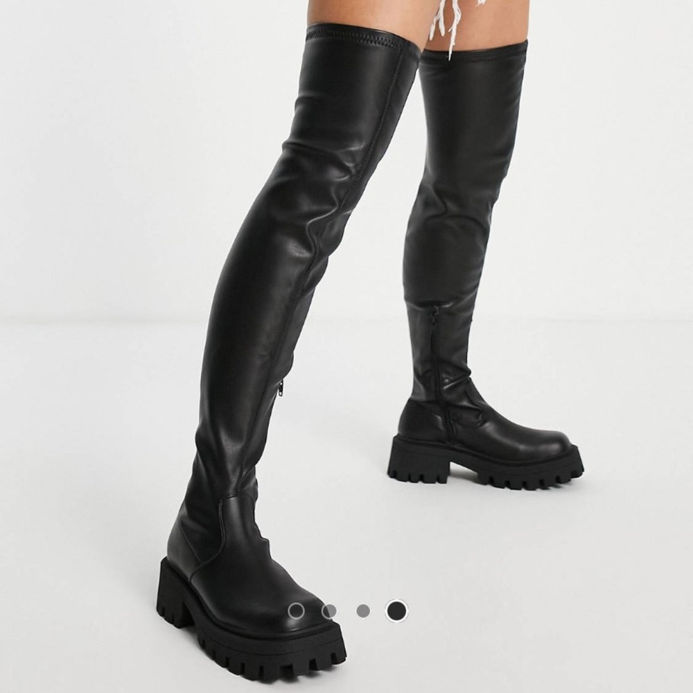 asos design over the knee boots
